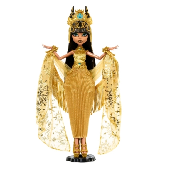 🙍🏼♂️⬇️Monster High Howliday Winter Cleo Doll - Picture 1 of 7